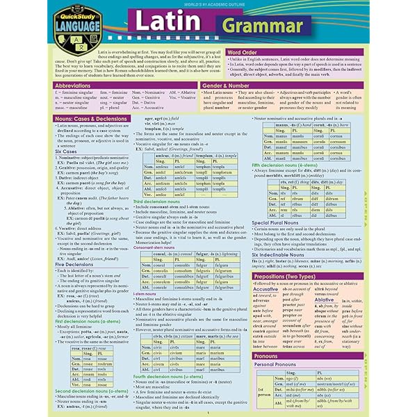 English Grammar for Students of Latin: The Study Guide for